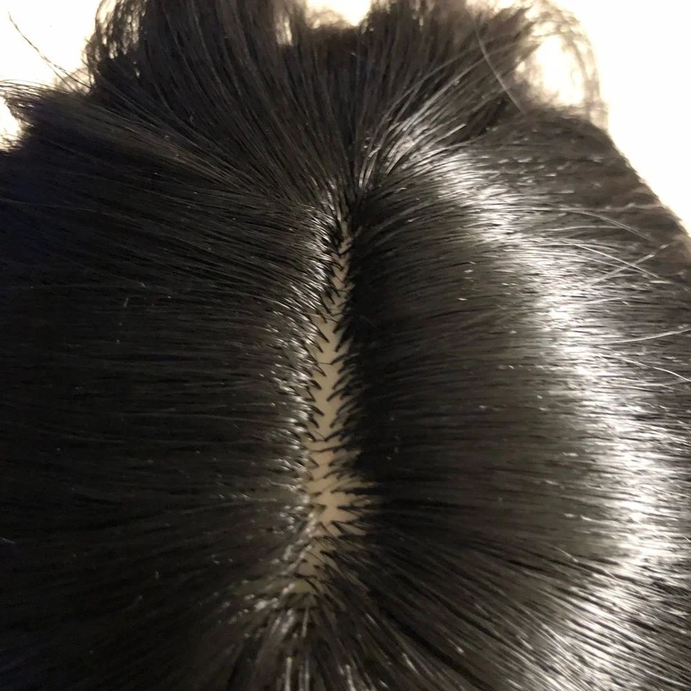 Long Black Synthetic Wig - Picture 6 of 16